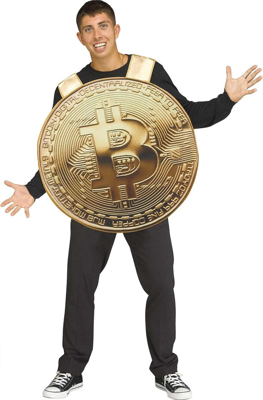 Bitcoin Adult Costume § One Size Fits Most