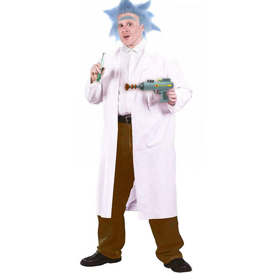Rick and Morty Collectibles § Rick Sanchez Wig and Eyebrow § Adult Costume Set