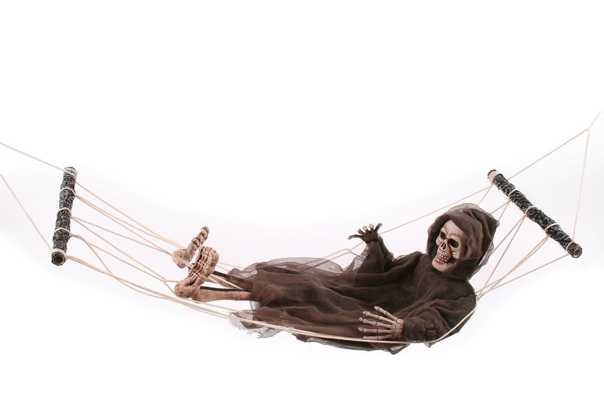 64" Lazy Bones Hammock Reaper Halloween Décor