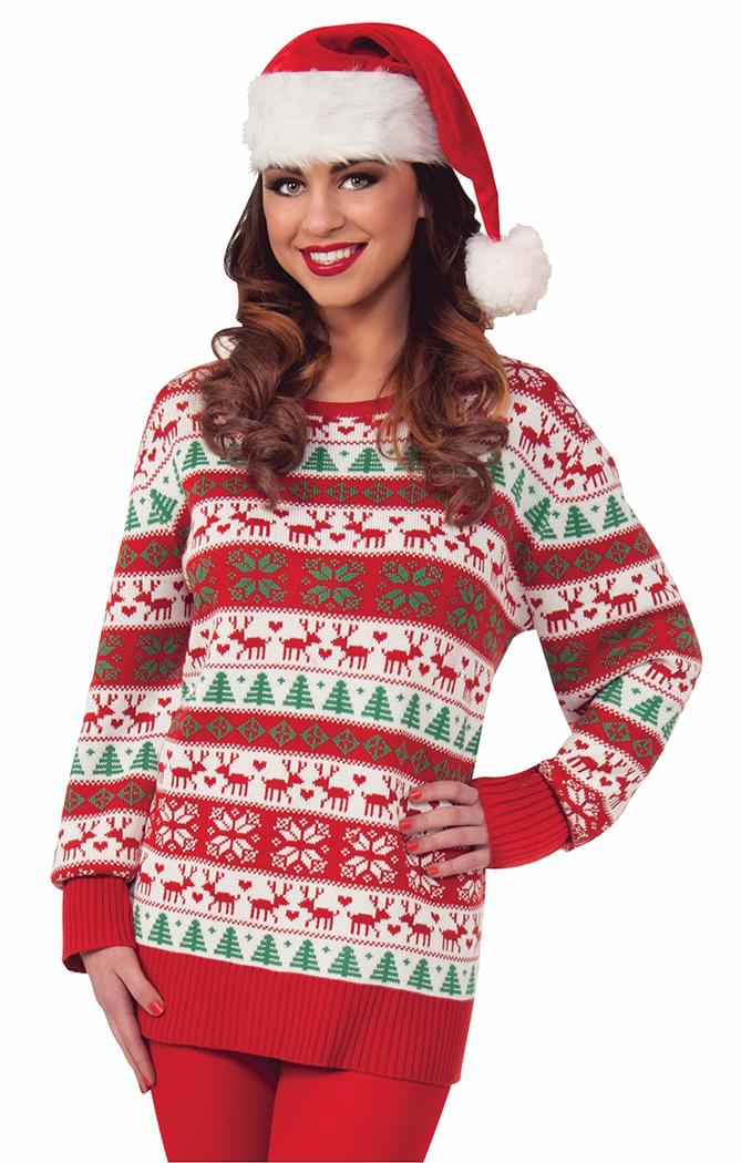 Ugly Christmas Sweater Winter Wonderland Adult Medium