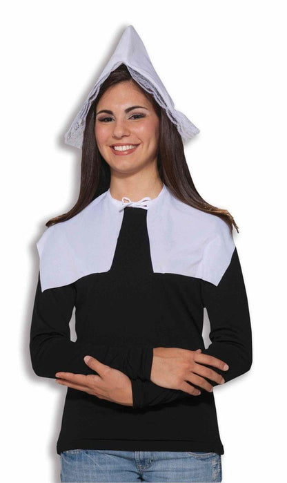 Thanksgiving Lady Pilgrim Hat Costume Adult One Size