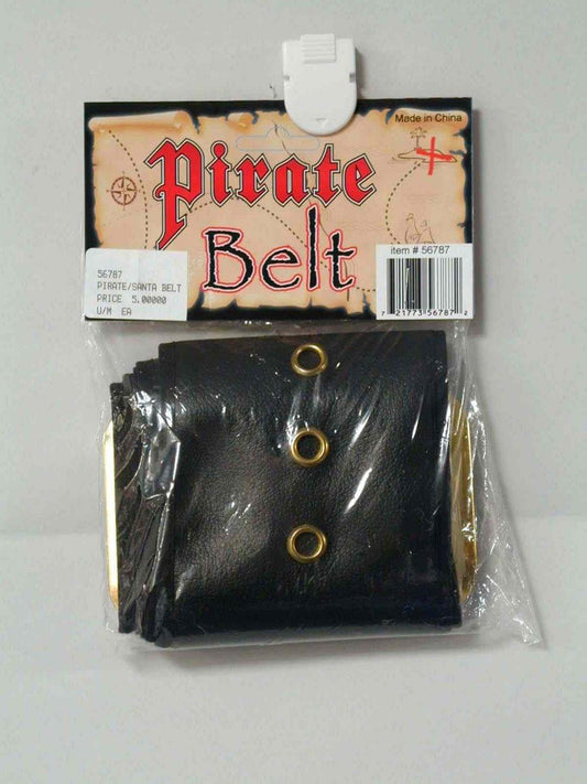 4" Wide Pirate/Santa Costume Belt Adult One Size