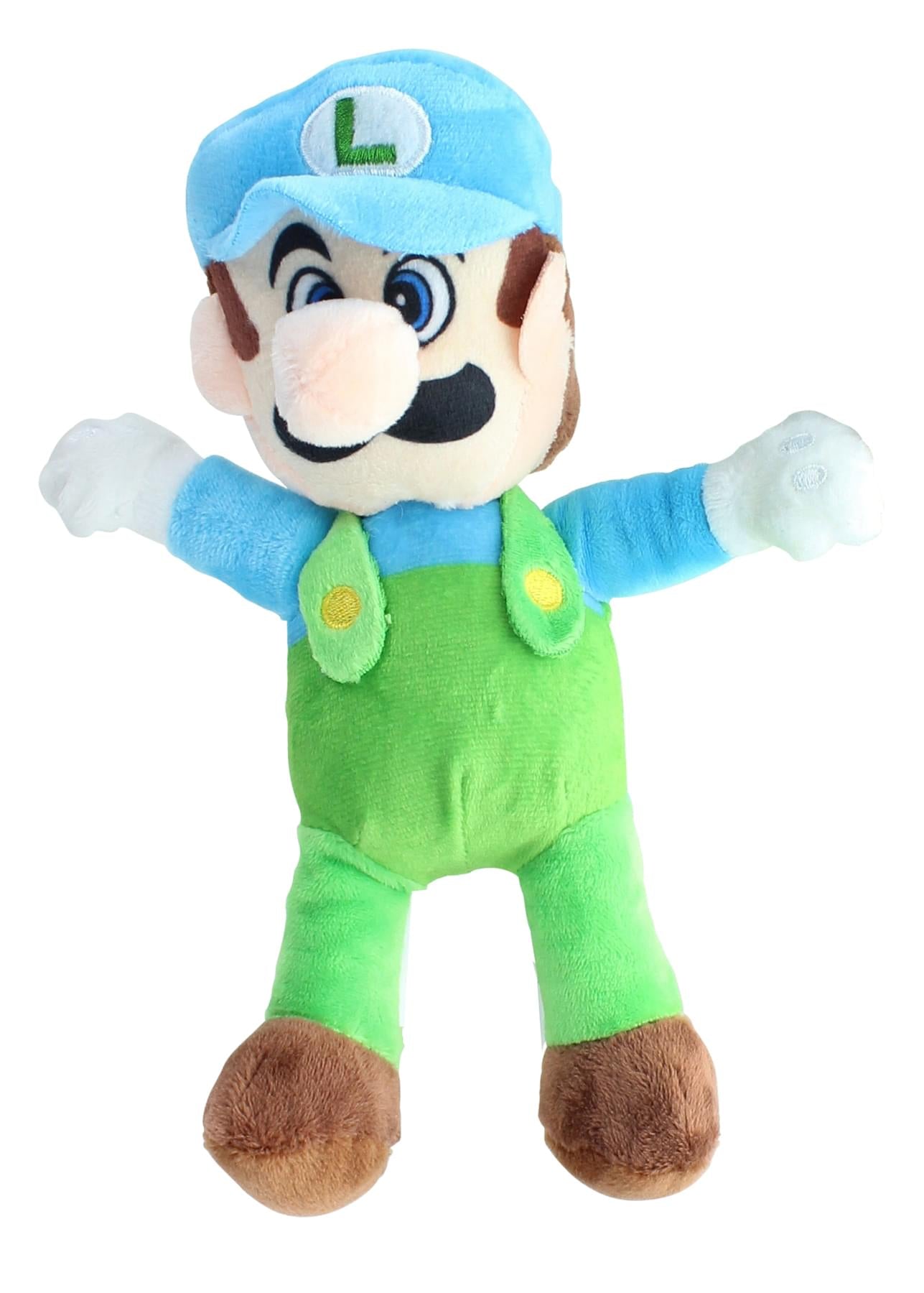 Super Mario 8.5 Inch Character Plush § Ice Luigi