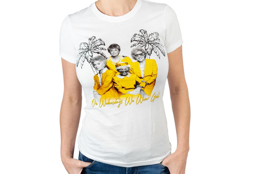 The Golden Girls 'On Wednesdays We Wear Gold' Women's T-Shirt § X-Small