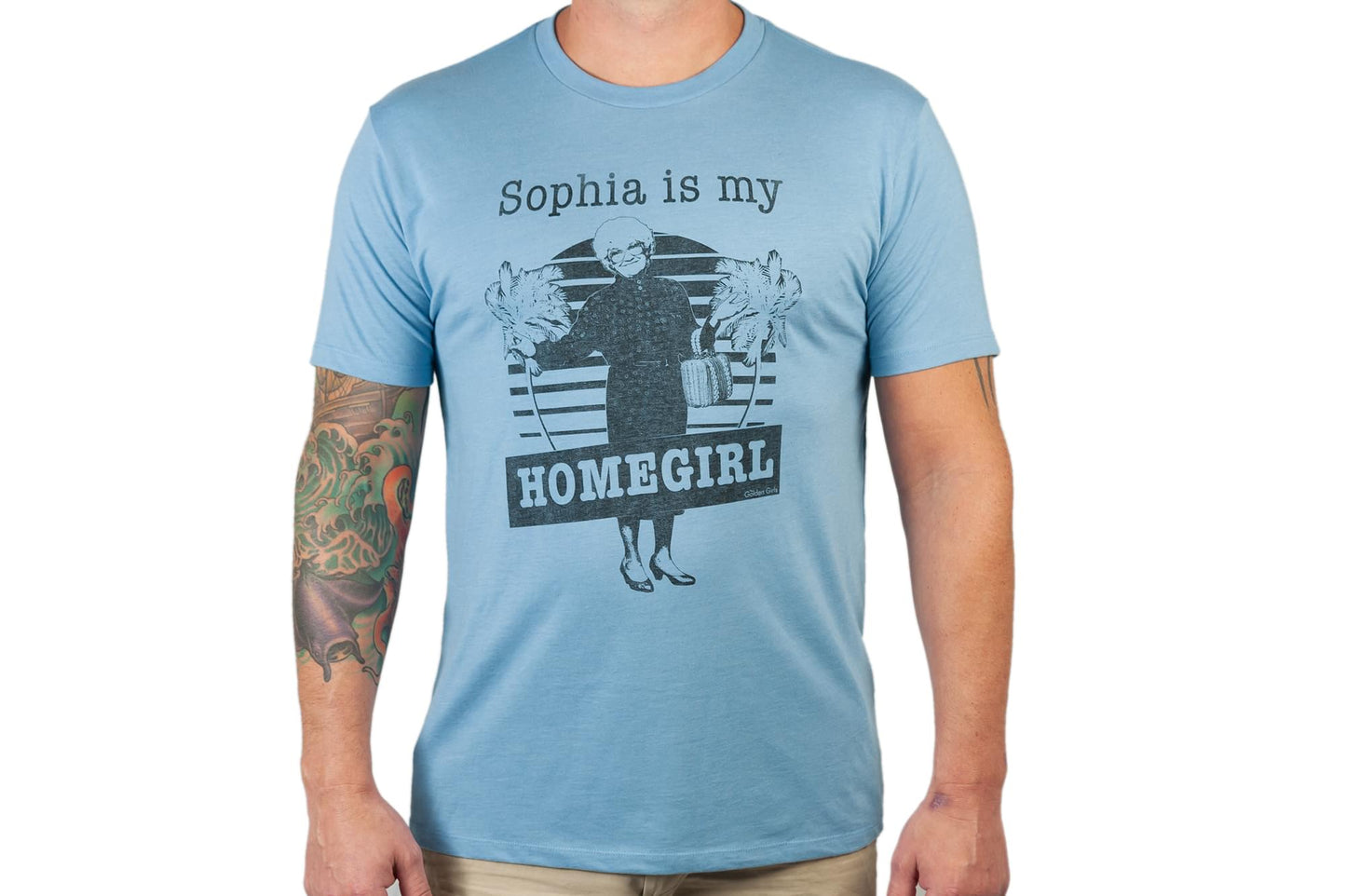 The Golden Girls 'Sophia Is My Homegirl' Men's T-Shirt Light Blue § Small