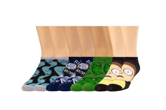 Rick and Morty Novelty Low-Cut Unisex Ankle Socks § 5 Pairs