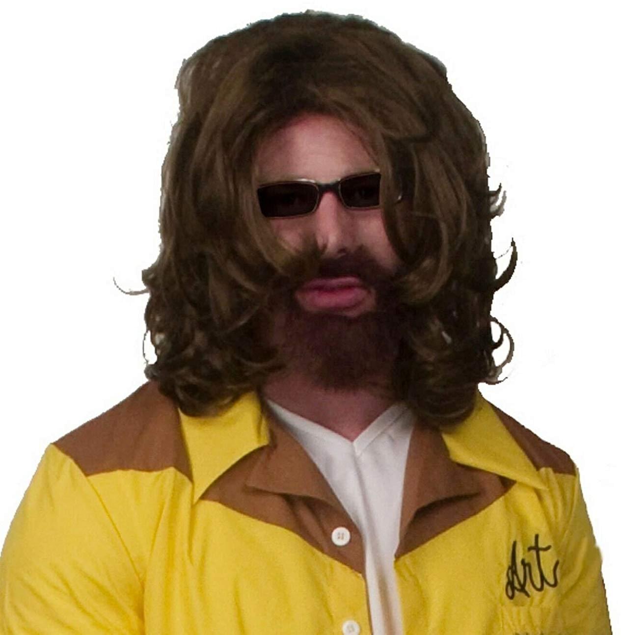 The Big Lebowski The Dude Costume Wig & Beard Kit One Size