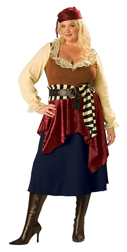 Buccaneer Beauty Women's Costume, Plus 3X