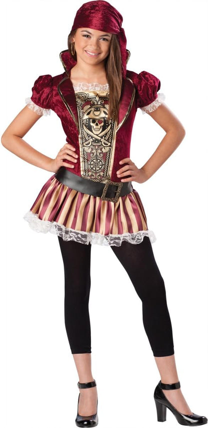 Swashbucklin' Sass Child Costume, Medium (Age 10-12)