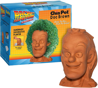 Back to the Future Doc Brown Chia Pet Decorative Planter