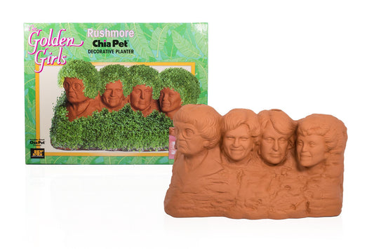 The Golden Girls Rushmore Chia Pet Decorative Planter Toynk Exclusive