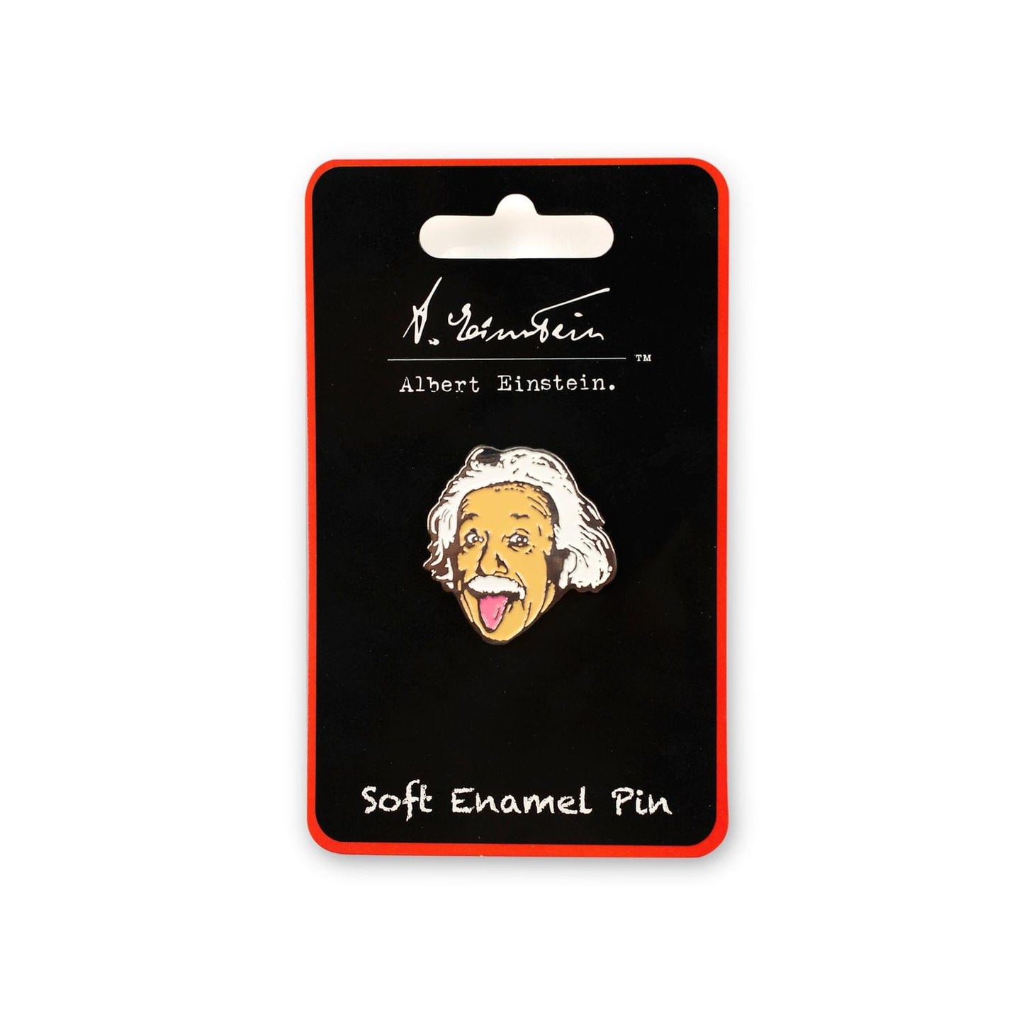 Albert Einstein Tongue Out Enamel Pin § Official Einstein Collectible Poster Pin