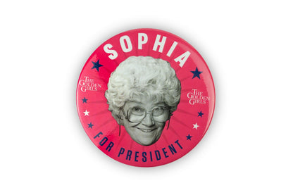 The Golden Girls Sophia Presidential Campaign Button Pin § Measures 3 Inches