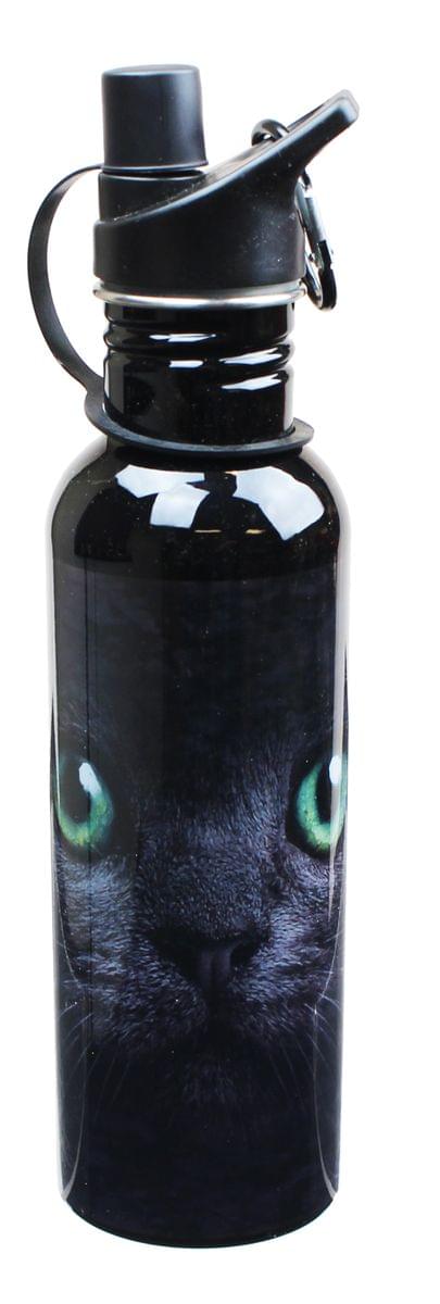 Black Cat Water Bottle