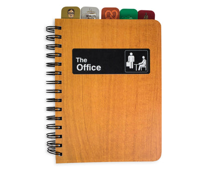 The Office Tabbed 288-Page Spiral Notebook Journal