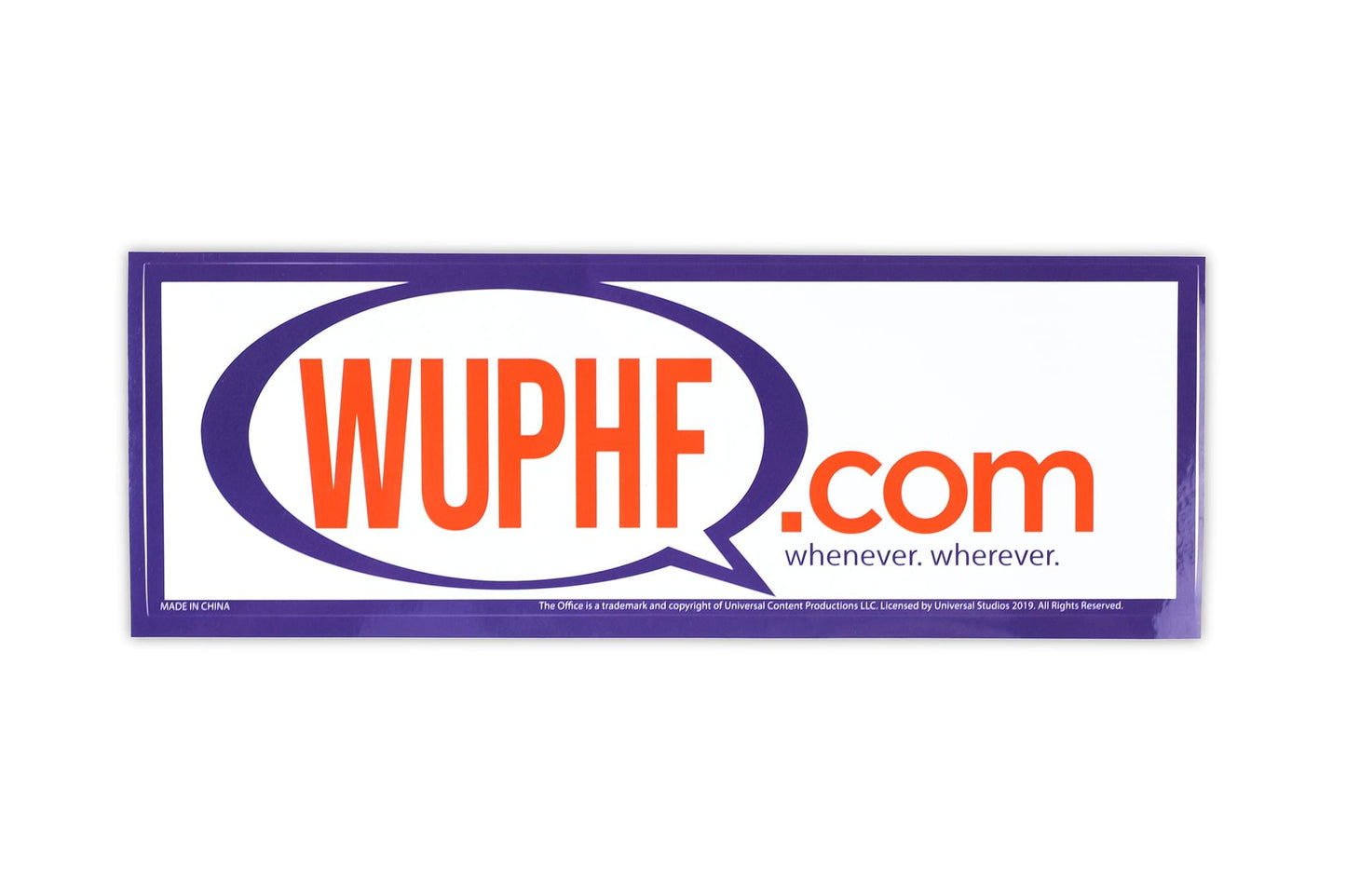 The Office WUPHF.com Sticker § 8.25x2.75 Inch