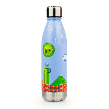 Super Mario Bros Water Bottle §  17 oz § Mario Collectibles