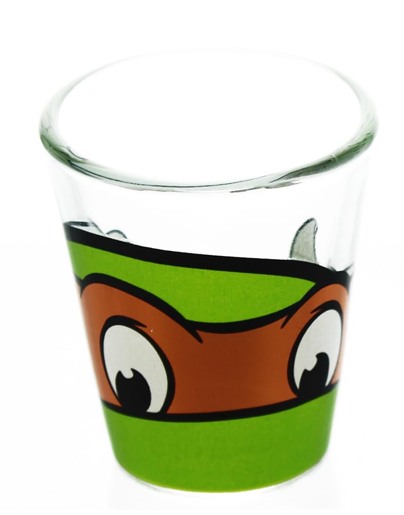 Teenage Mutant Ninja Turtles Michelangelo Clear Shot Glass