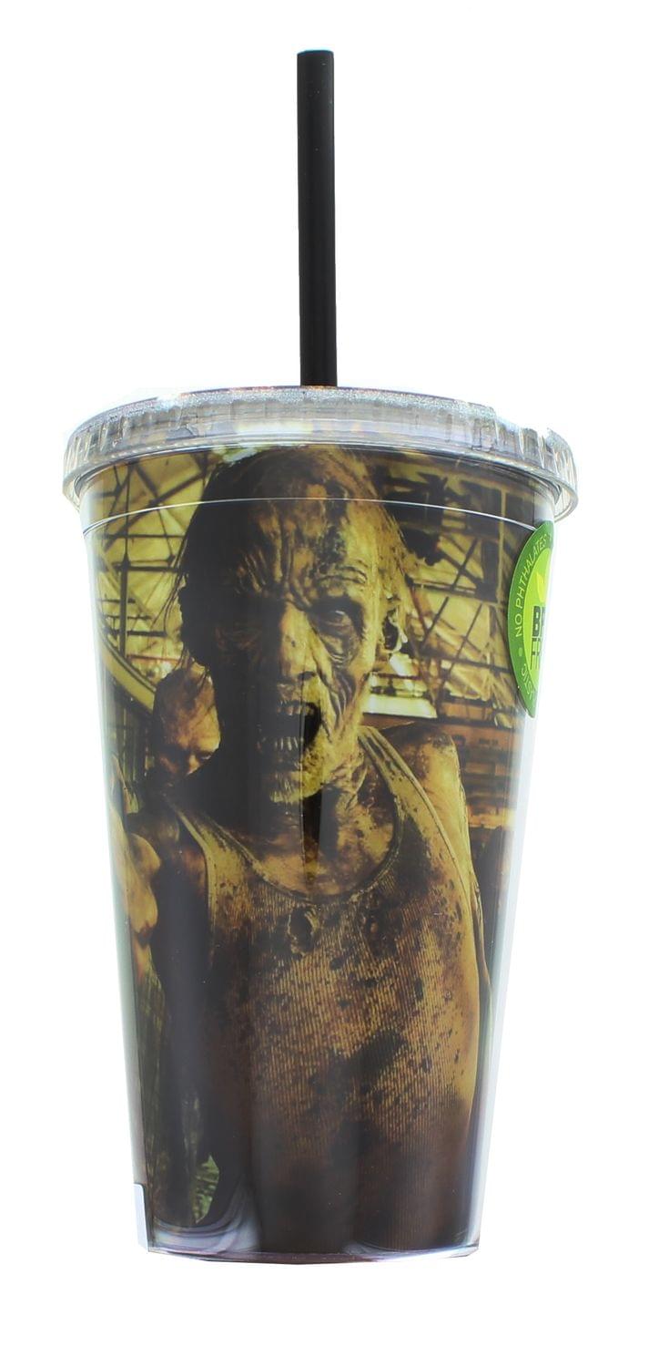 The Walking Dead Zombies 16oz Carnival Cup w/ Straw & Lid