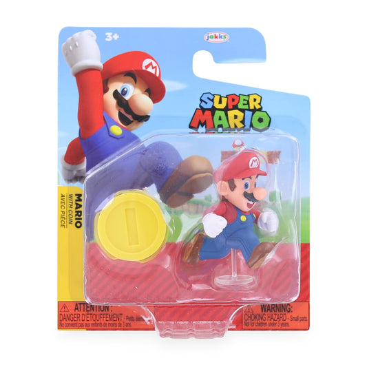 Super Mario World of Nintendo 2.5 Inch Figure § Mario with Coin