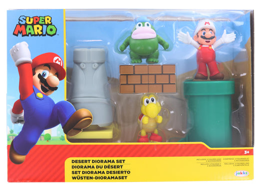 Super Mario World of Nintendo 2.5 Inch Figure Desert Plains Diorama Set