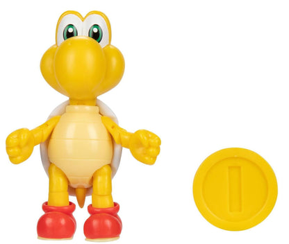 Super Mario 4 Inch Action Figure § Red Koopa w/ Coin