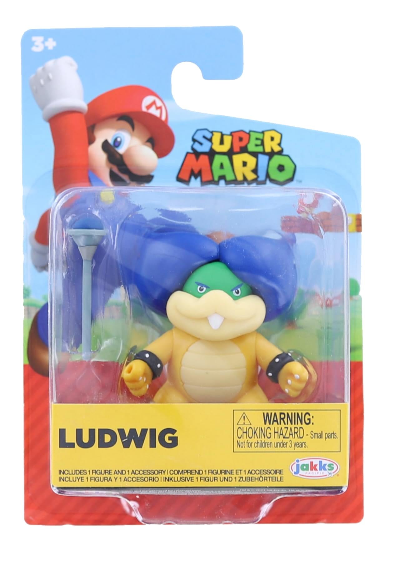 Super Mario World of Nintendo 2.5 Inch Figure § Ludwig Von Koopa