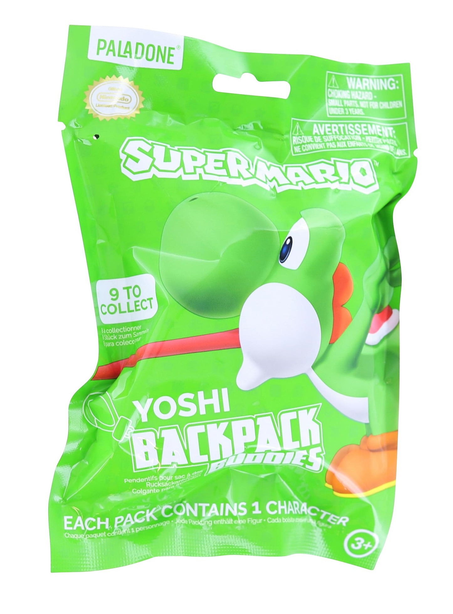 Super Mario Yoshi Backpack Buddies Blind Bag § One Random