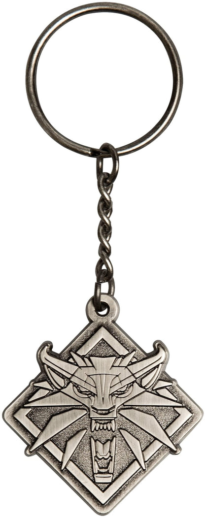 The Witcher 3 White Wolf Medallion Medallion Keychain