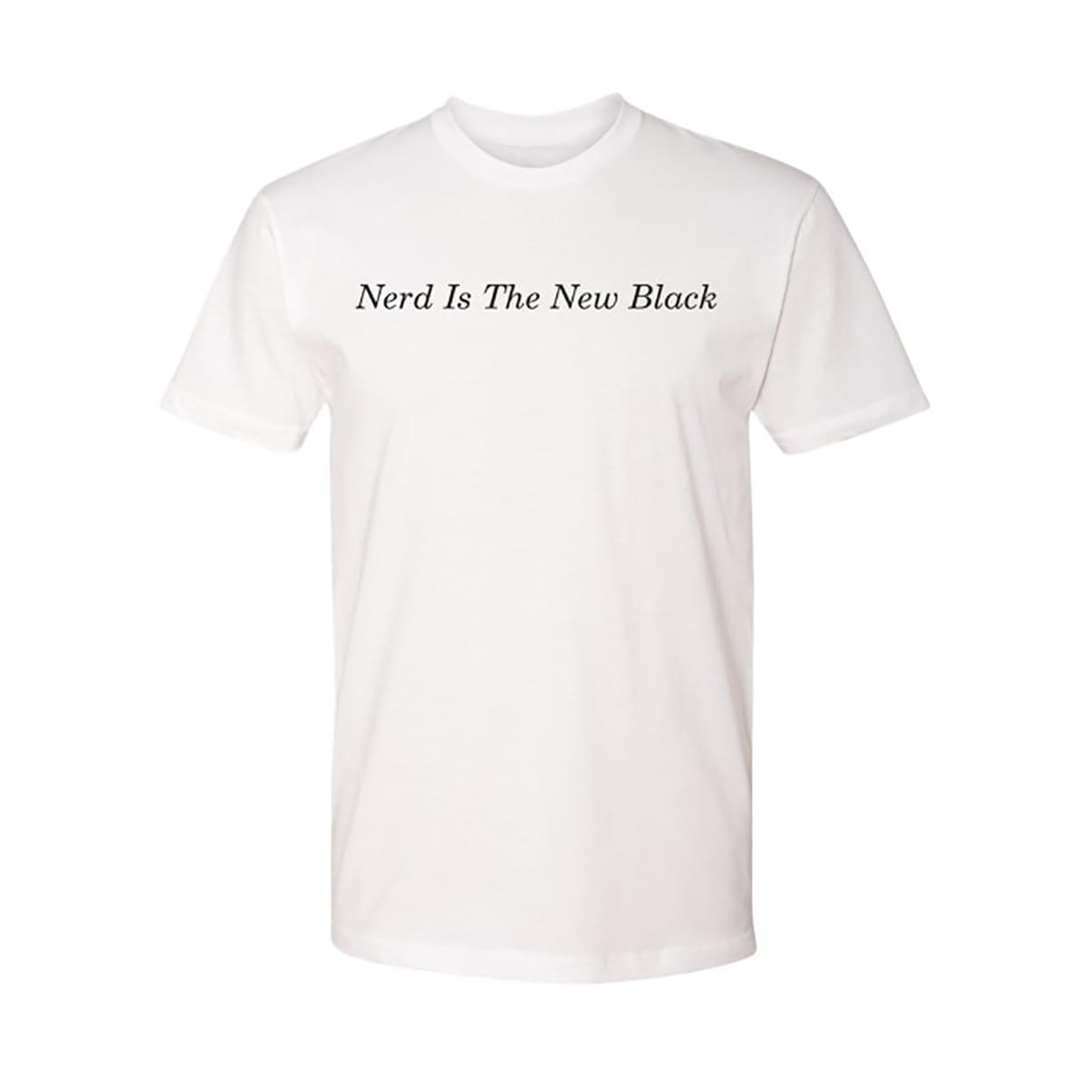 Black-ish Nerd Is The New Black Adult White T-Shirt § X-Large