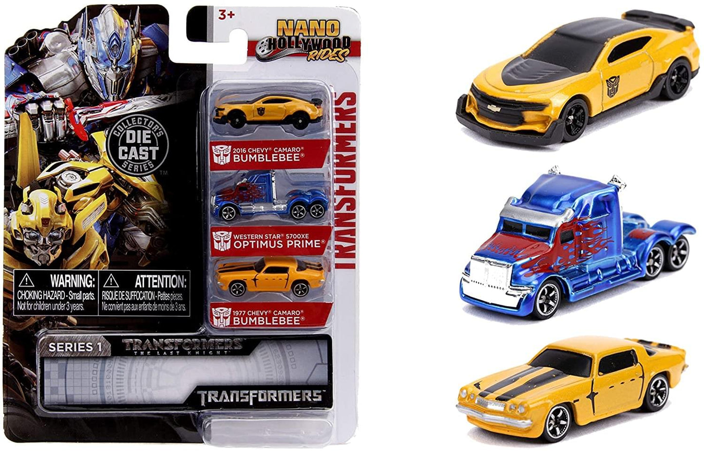 Transformers Nano Hollywood Rides 3-Pack § Set A