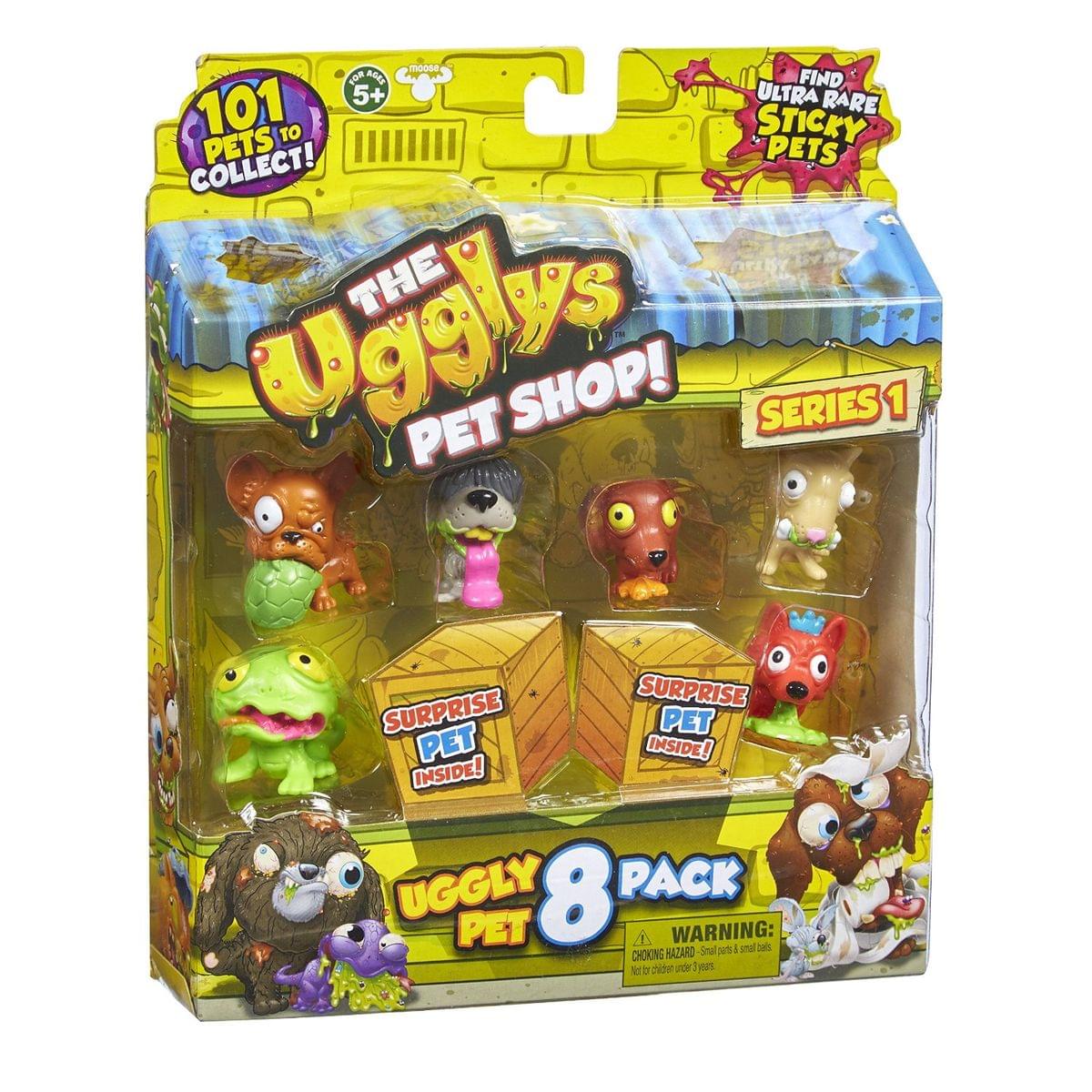 Ugglys Pet Shop Series 1 Mini Figures: 8-Pack