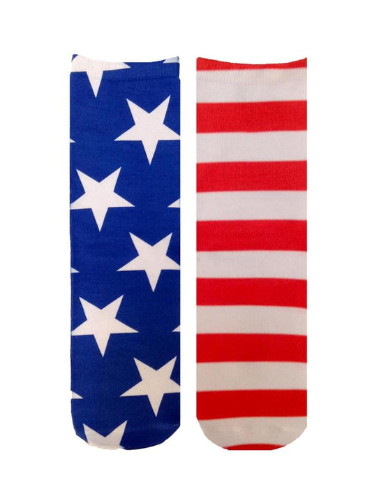 Unisex Stars & Stripes Ankle Socks