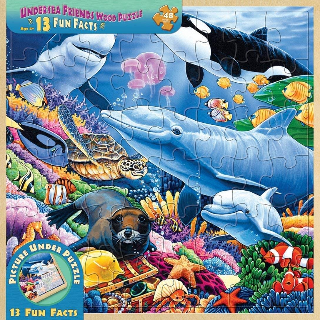 Undersea Friends 48 Piece Real Wood Jigsaw Puzzle