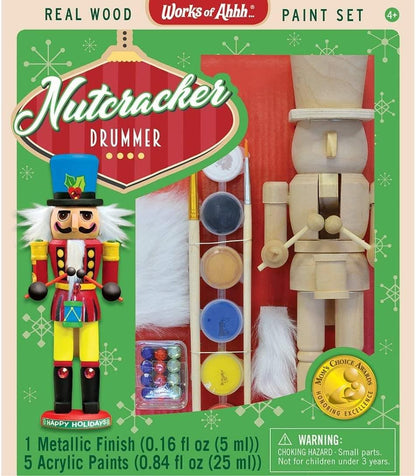 Works of Ahhh Nutcracker Drummer Wood Painting Kit