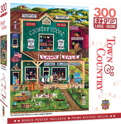 The Old Country Store 300 Piece Large EZ Grip Jigsaw Puzzle