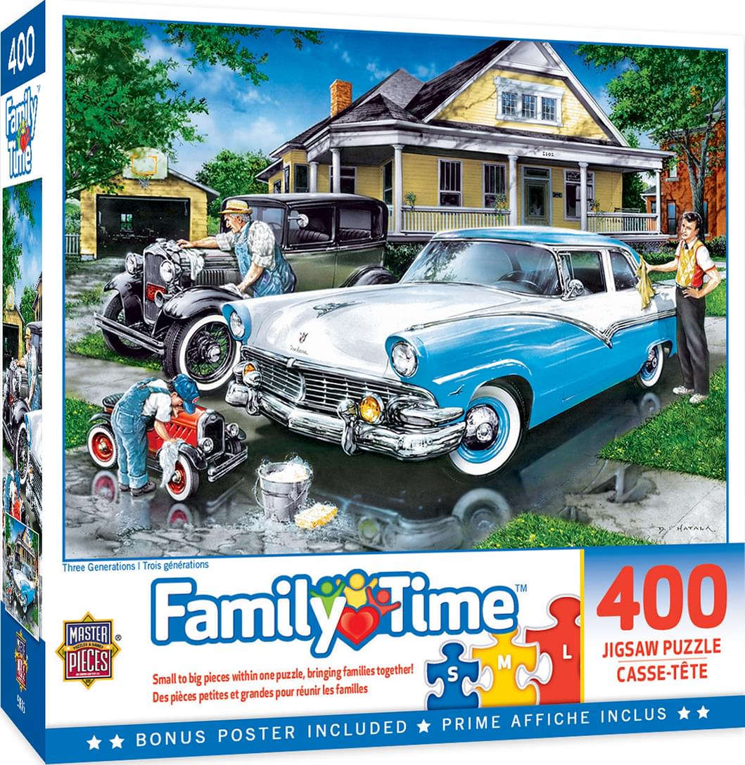 Three Generations 400 Piece Large EZ Grip Jigsaw Puzzle