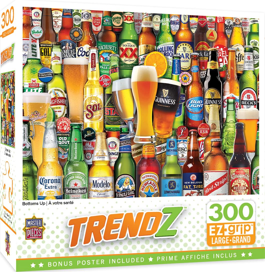 Bottoms Up 300 Piece Large EZ Grip Jigsaw Puzzle