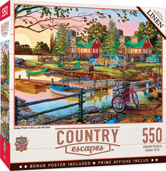 Away from It All 550 Piece Jigsaw Puzzle