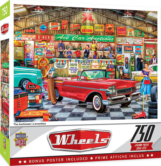 The Auctioneer 750 Piece Jigsaw Puzzle