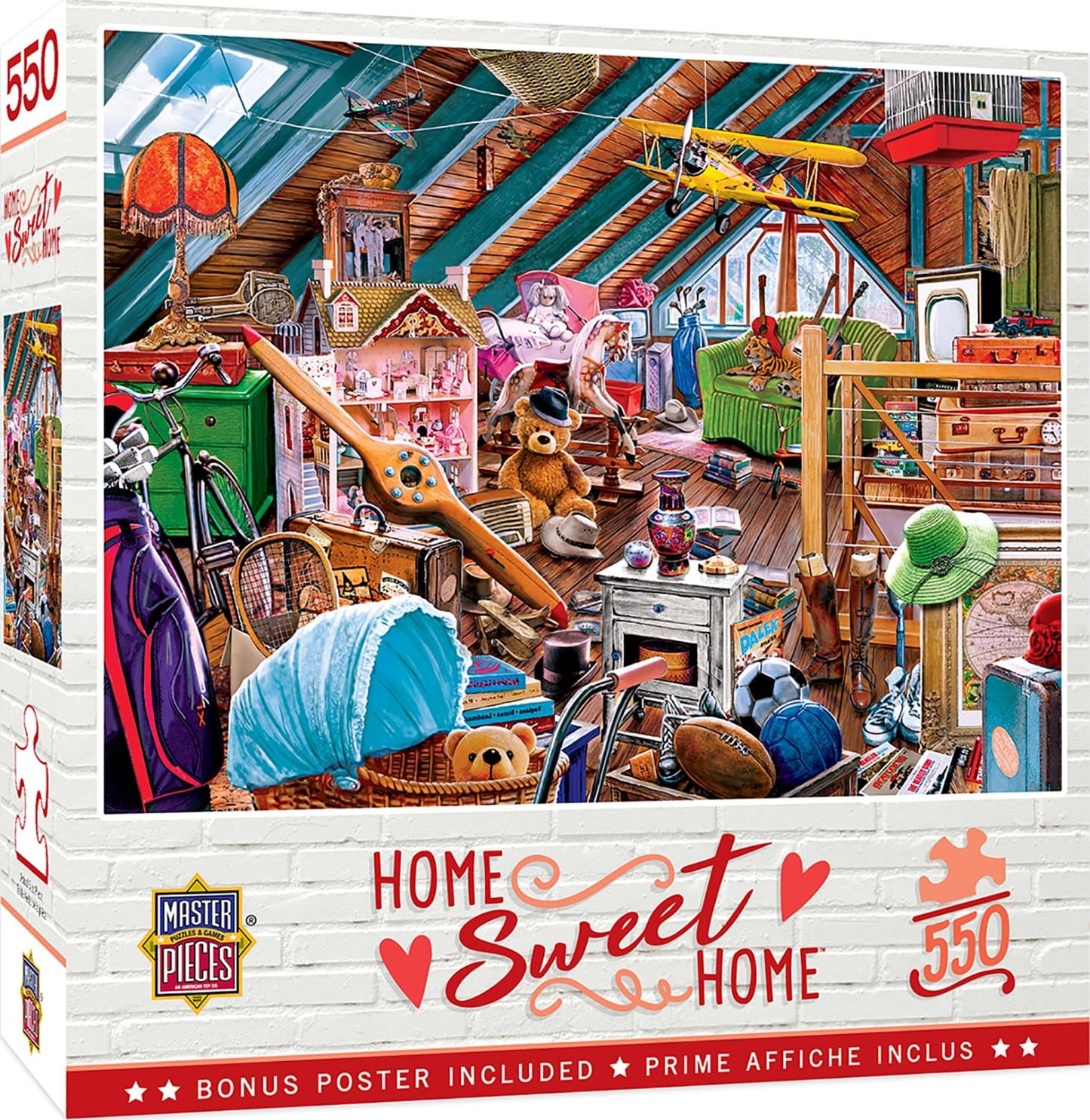 Attic Secrets 550 Piece Jigsaw Puzzle