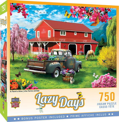 A Farm's Alive 750 Piece Jigsaw Puzzle