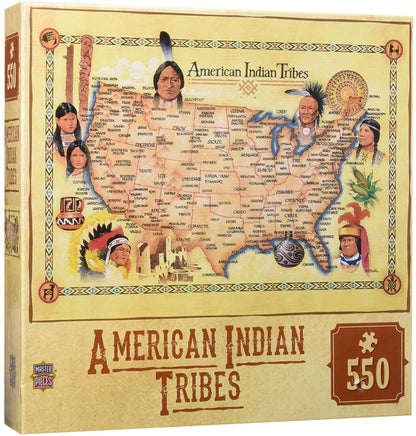 American Indian Tribes 550 Piece Jigsaw Puzzle