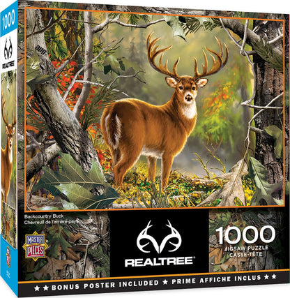 Backcountry Buck 1000 Piece Jigsaw Puzzle