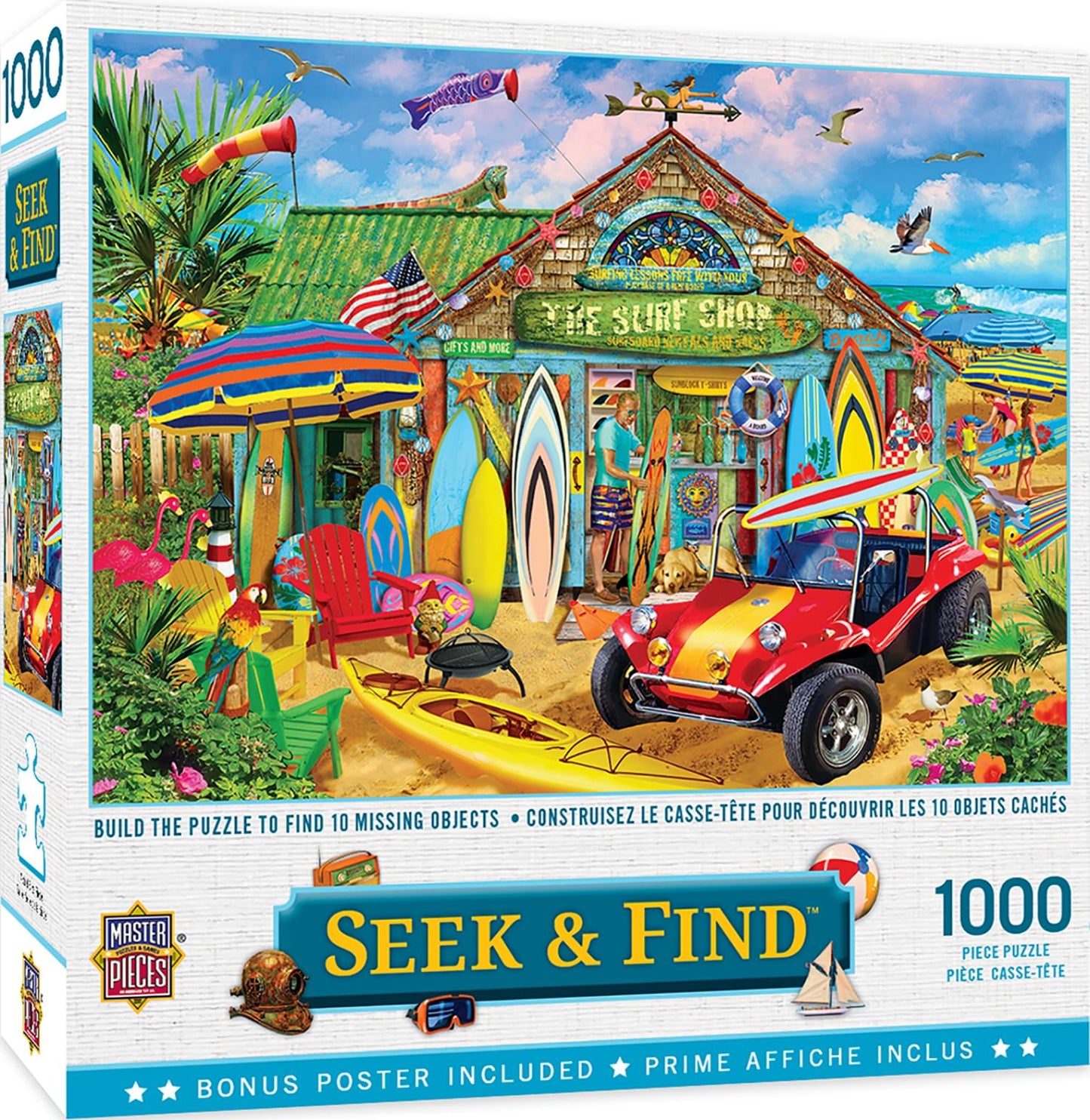 Beach Time Fun 1000 Piece Jigsaw Puzzle