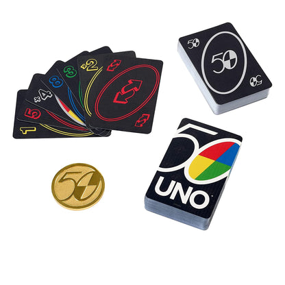 UNO Premium 50th Anniversary Edition Matching Card Game