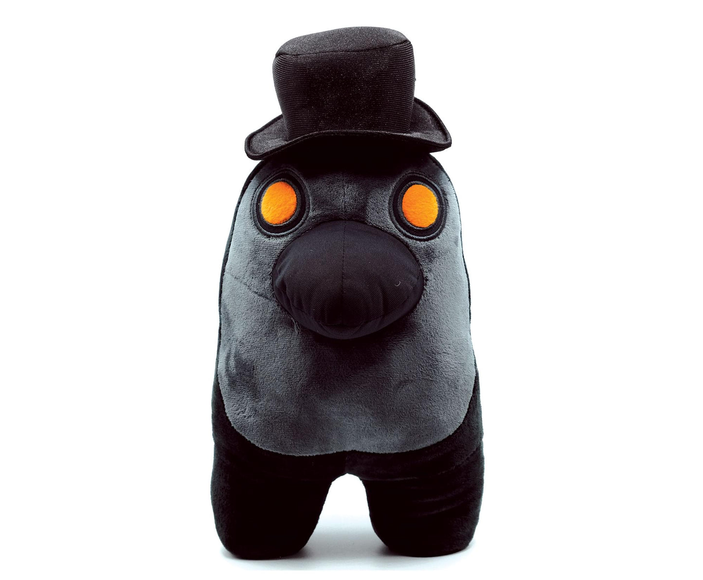 Among Us 12 Inch Plush § Black Crewmate with Top Hat and Mask