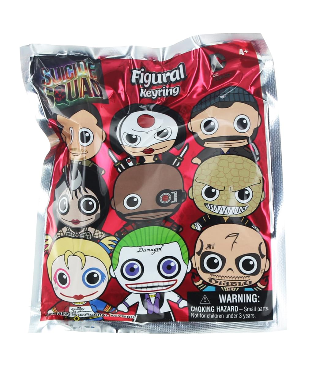 Suicide Squad Blind Bag Key Chain, One Random