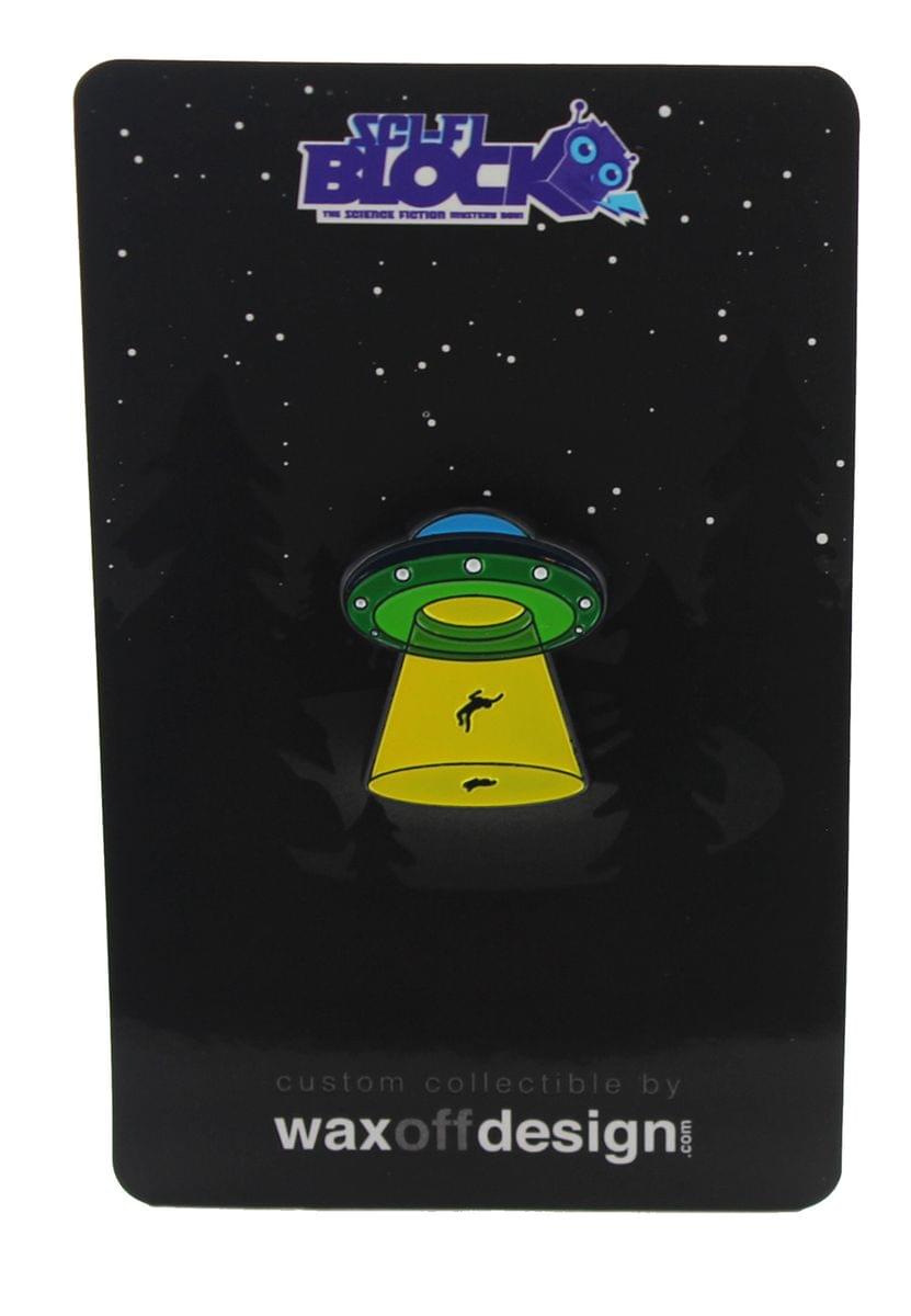 Alien Abduction Enamel Pin