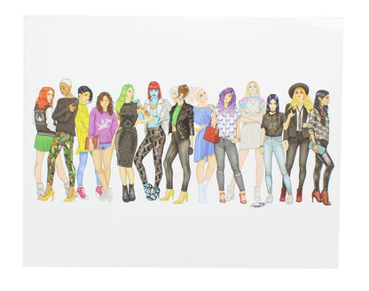 X-Women Street-Style 8x10 Art Print by Tomm Moken (Nerd Block Exclusive)